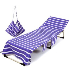 Striped Beach Chair Cover