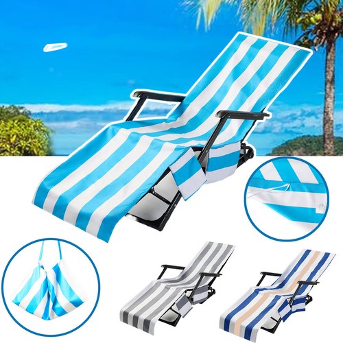Striped beach chair cover - beach,