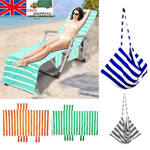 Striped beach chair cover - beach,