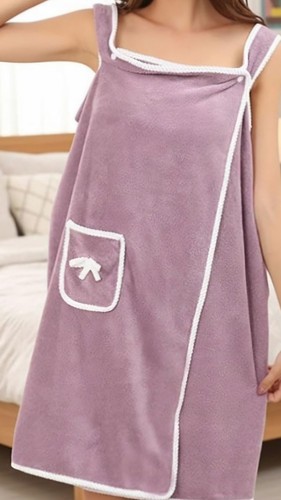 Bath towel pocket bow design - bath,