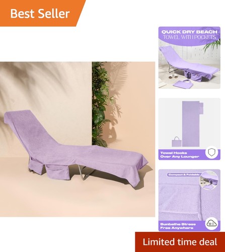 Luxury microfibre sun lounger - microfibre,