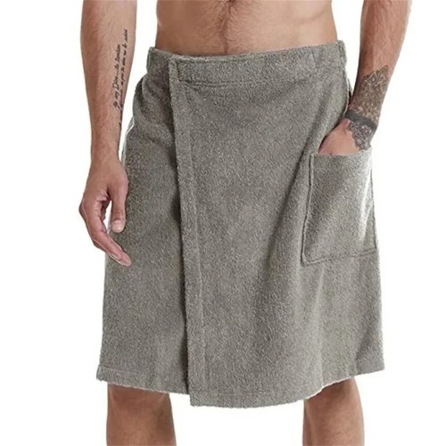 Mens wearable bath towel wrap - wearable,