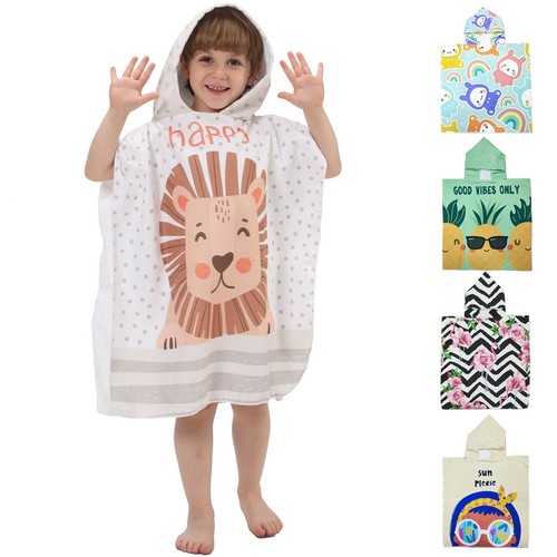 Kids hooded towel poncho - kids, 47