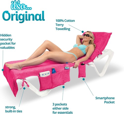 Foldable beach towel with - beach,