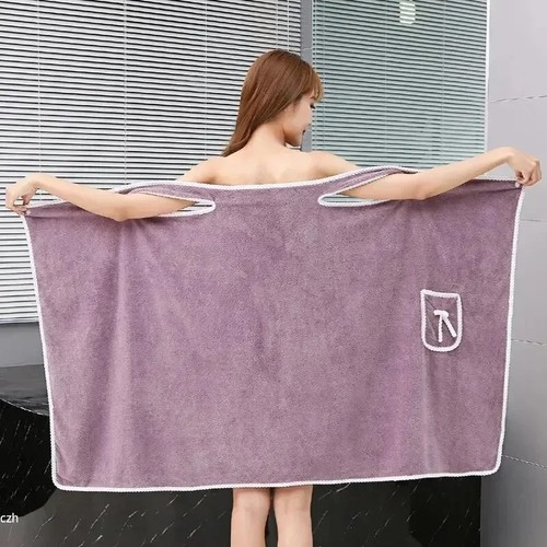 Womens wearable bath towel - wearable,