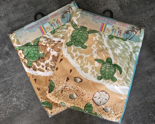 Turtle print beach - turtle, travel