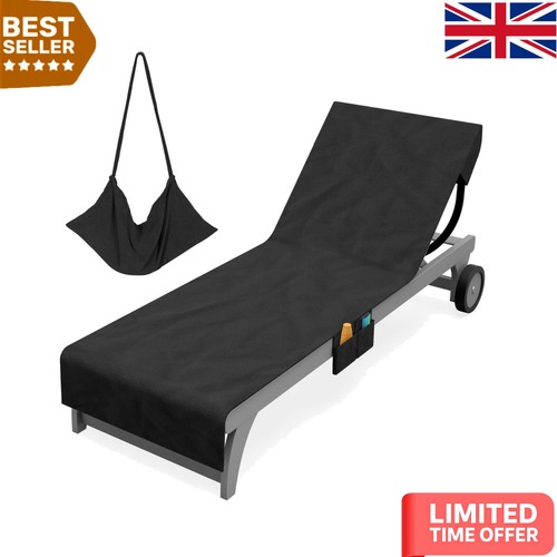 Luxury sun lounger beach towel - sun,